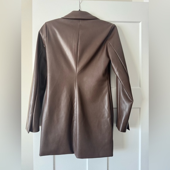 ABERCROMBIE FAUX LEATHER DRESS/ JACKET - Picture 4 of 16